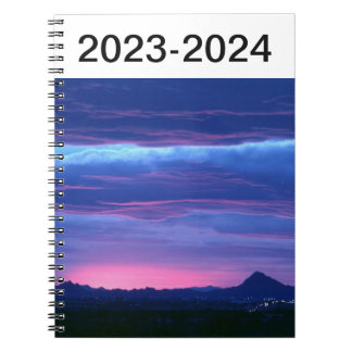 Caderno Espiral Céu Vermelho - Planejador