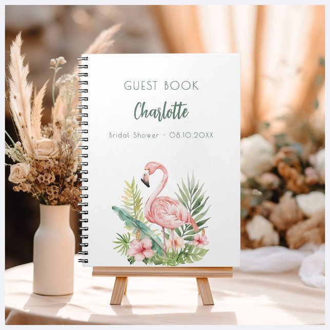 Caderno Espiral Chá de panela cor-de-rosa-flamingo (Criador carregado)
