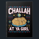 Caderno Espiral Challah Na Ya Girl Funny Hanukkah Comida Chanukah<br><div class="desc">Challah Na Ya Girl Funny Hanukkah Comida Chanukah</div>