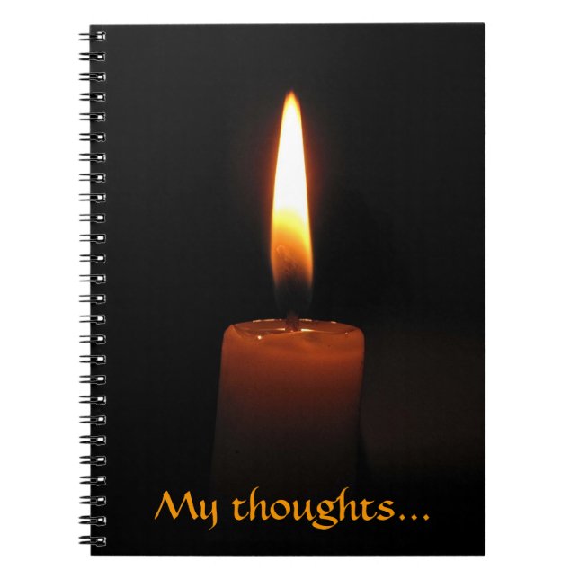 Caderno Espiral Chama de Vela (Frente)