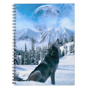 Caderno Espiral Chamada de lobo