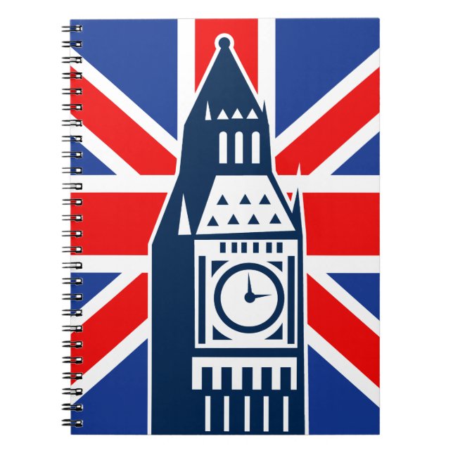 Caderno Espiral Chamada de Londres (Frente)