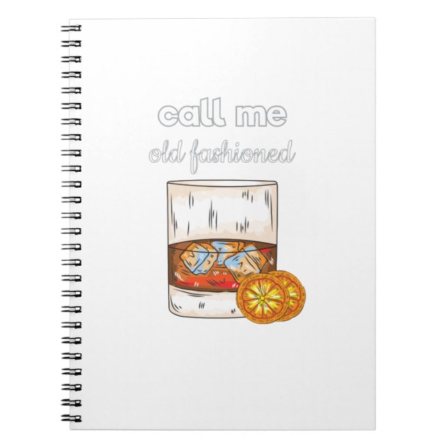 Caderno Espiral Chame-me de velho mocado (Frente)