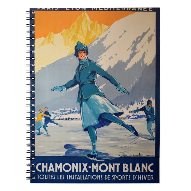 Caderno Espiral Chamonix - Mont Blanc (Frente)