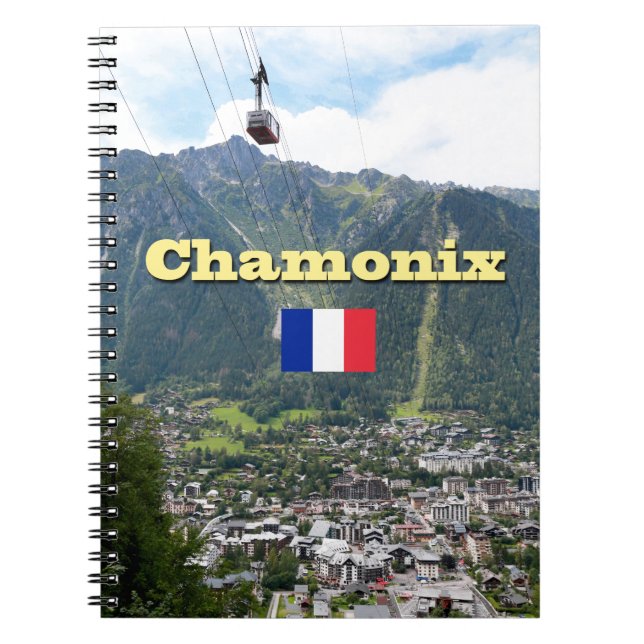 Caderno Espiral Chamonix - Monte Branco (Frente)