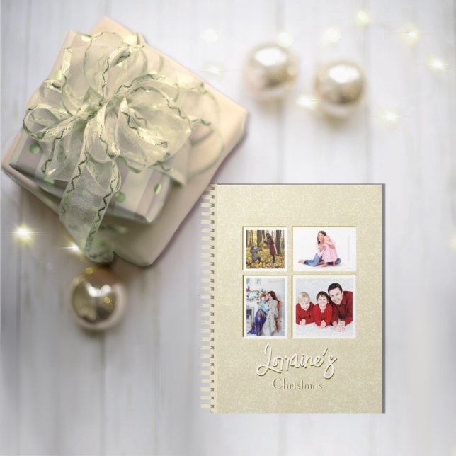 Caderno Espiral Champaing Joyoux Noel Photo Book (Criador carregado)