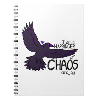 Caderno Espiral Chaos Crow Tapestry