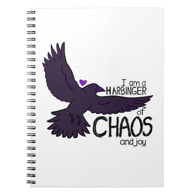Caderno Espiral Chaos Crow Tapestry (Frente)