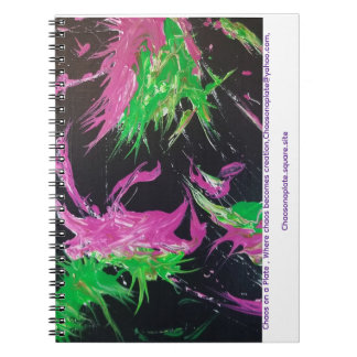 Caderno Espiral Chaos Neon Blossom Strike Spiral Photo Notebook