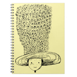 Caderno Espiral Chapéu de Flor