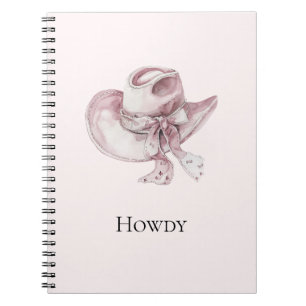 Caderno Espiral Chapéu de Garra Rosa
