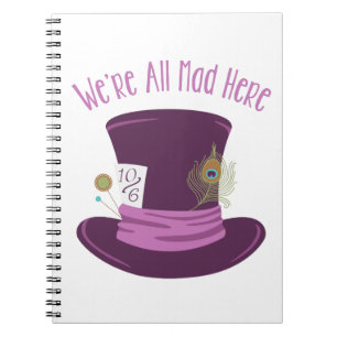 Caderno Espiral Chapéu Louco