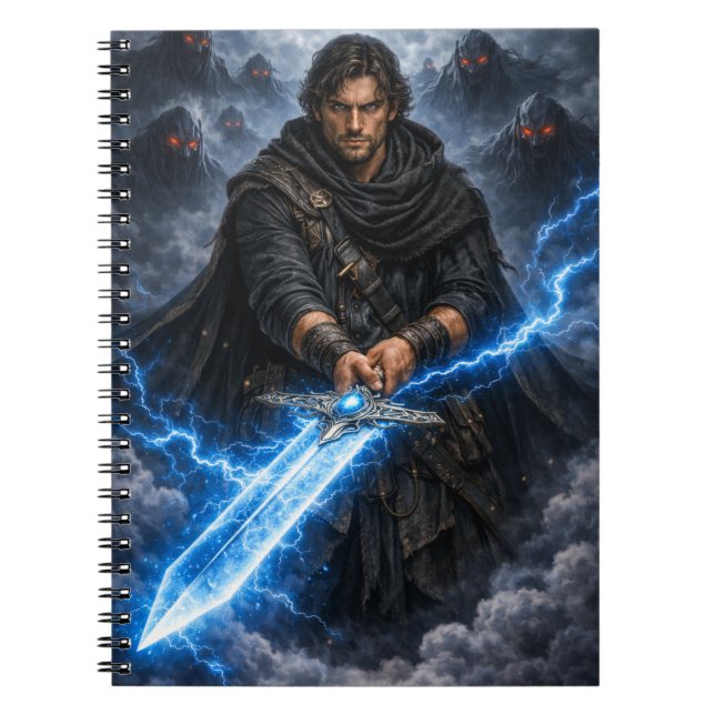 Caderno Espiral Character Sigil Notebook – Fantasy Emblem Journal (Frente)