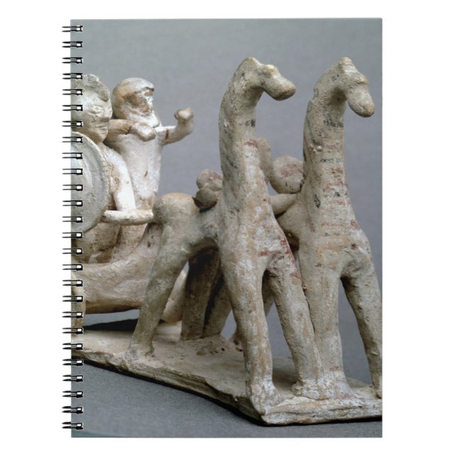 Caderno Espiral Chariot e cavalos, do túmulo da princesa Nefe (Frente)