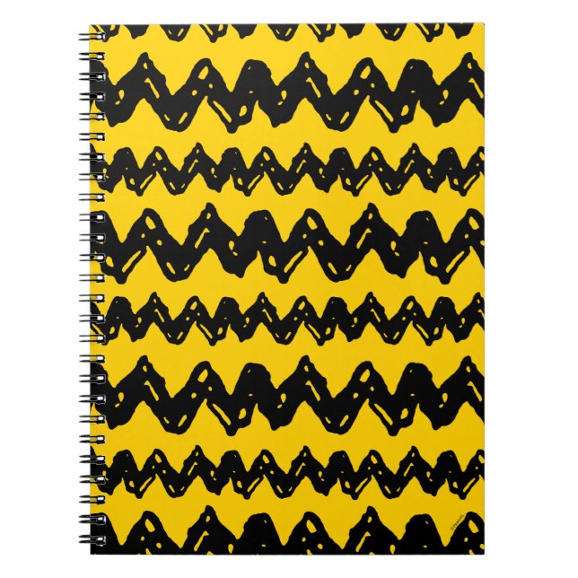 Caderno Espiral Charlie Brown Zig Zag Pattern (Frente)