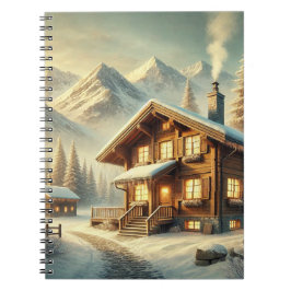Caderno Espiral Charme alpino