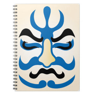 Caderno Espiral Charme japonês ∣ Maquiagem Tradicional do Teatro K