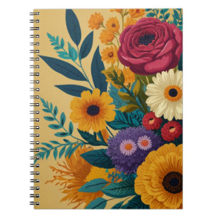 Caderno Espiral Charming Floral