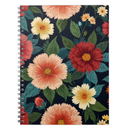 Caderno Espiral Charming Floral
