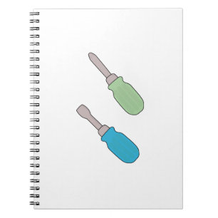 Caderno Espiral Chave de fenda