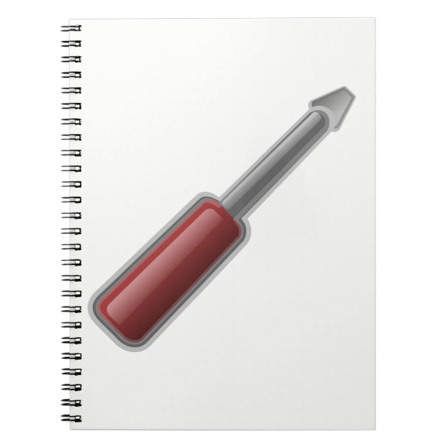 Caderno Espiral Chave de fenda (Frente)