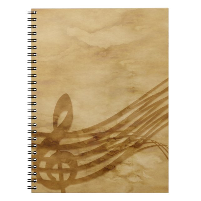 Caderno Espiral Chave do violino (Frente)