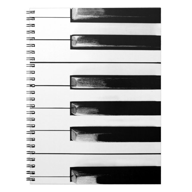 Caderno Espiral Chaves Piano Antigas (Frente)