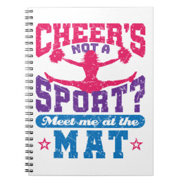 Caderno Espiral Cheer não é um Cheerleader de animação engraçado n