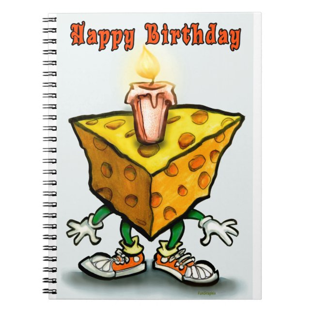 Caderno Espiral Cheesy Birthday (Frente)
