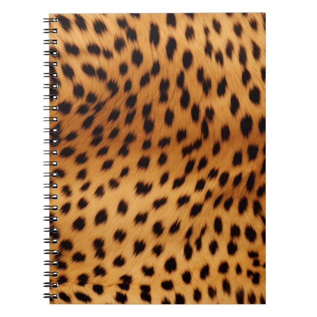 Caderno Espiral Cheetah Animal fur (Frente)