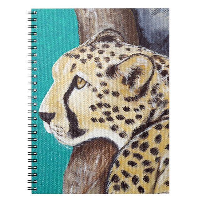 Caderno Espiral Cheetah Painting (Frente)