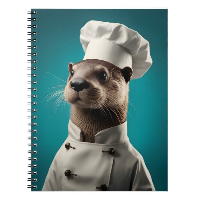 Caderno Espiral Chef Ariranha (Frente)