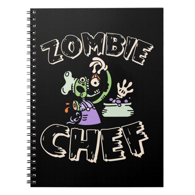 Caderno Espiral Chef de Halloween (Frente)