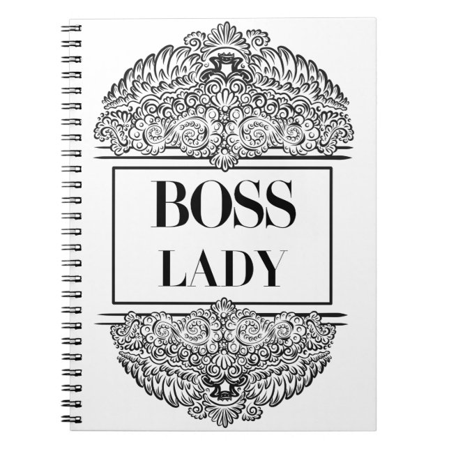 Caderno Espiral Chefa – Empoderamento Elegante (Frente)