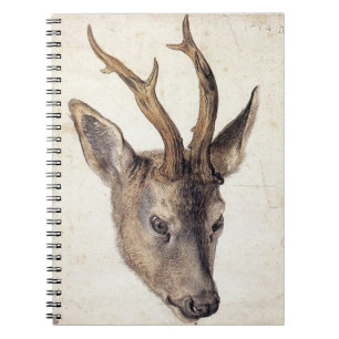 Caderno Espiral Chefe de Stag - Albrecht Durer - c1503
