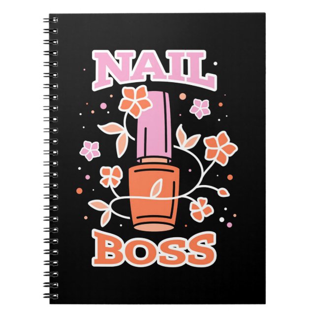 Caderno Espiral Chefe de Unhas (Frente)