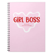 Chefe Menina Fofa Rosa e Vermelho Nome Personaliza