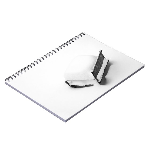 Caderno Espiral Cheio De Neve Vintage Metal Lawn (Left Side)