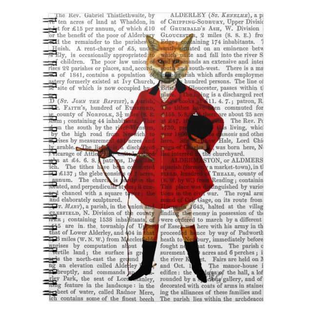 Caderno Espiral Cheio Fox Hunter 2 (Frente)