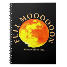 CADERNO ESPIRAL CHEIO MOOON WEREWOLVES INC