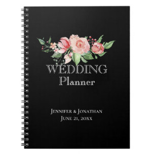 Caderno Espiral Cheire os Rosas, Floral Swag Wedding Planner