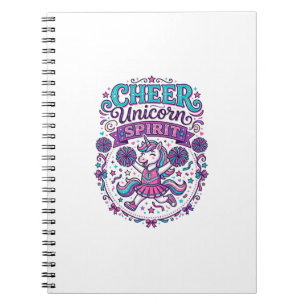 Caderno Espiral Cheiro de Unicórnio Espírito de Unicórnio Colorido