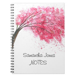 Caderno Espiral Cherry blosom Nature Sakura Floral Japonês