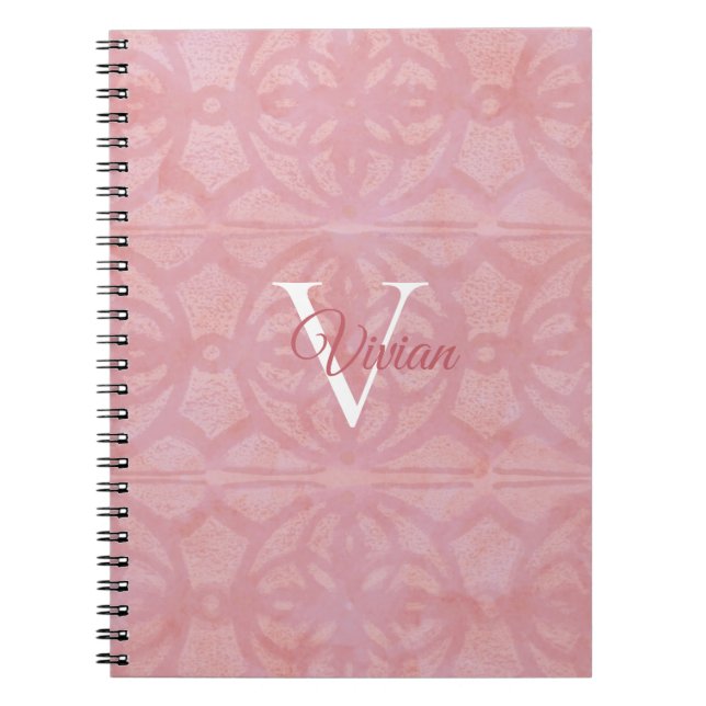 Caderno Espiral Cherry Blossom Rosa (Frente)