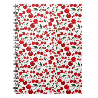 Caderno Espiral Cherry Pattern