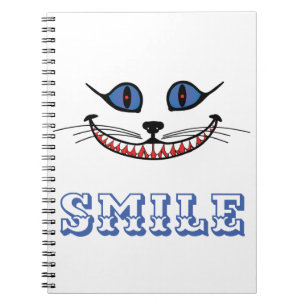 Caderno Espiral Cheshire Cat Smile