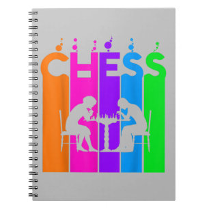 Caderno Espiral Chess Bubble Hobby E O Esporte Dão Ideia