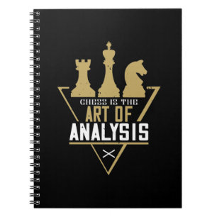 Caderno Espiral Chess - Chess Is The Art Of Analysis