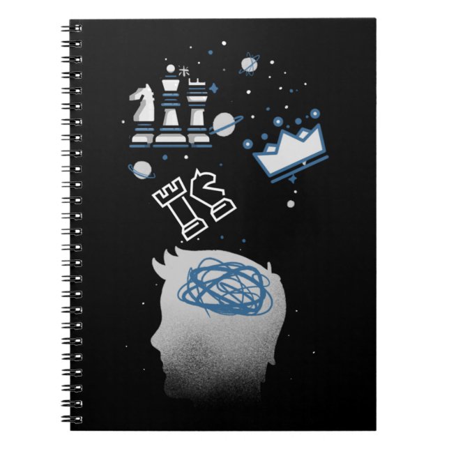 Caderno Espiral Chess Design (Frente)