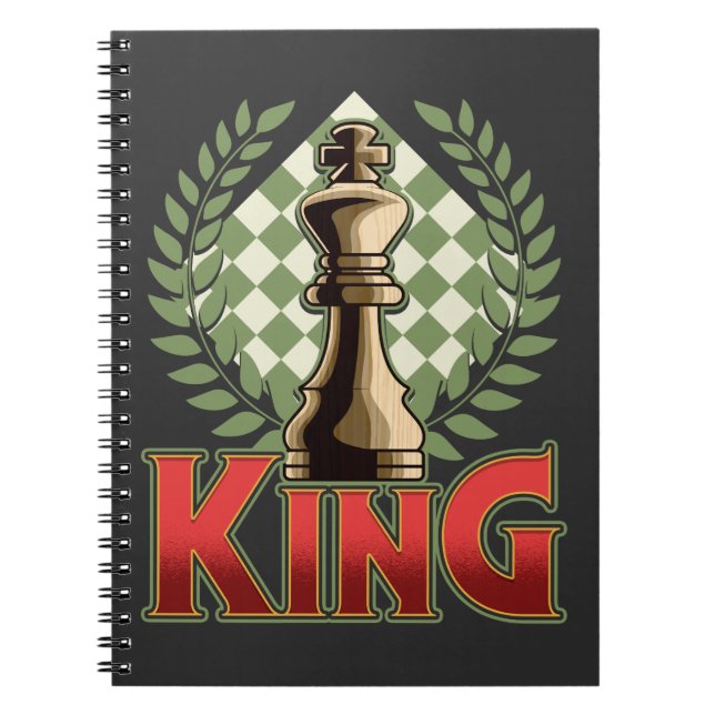 Caderno Espiral Chess King (Frente)